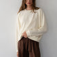Eco-Terry Crewneck - Creme