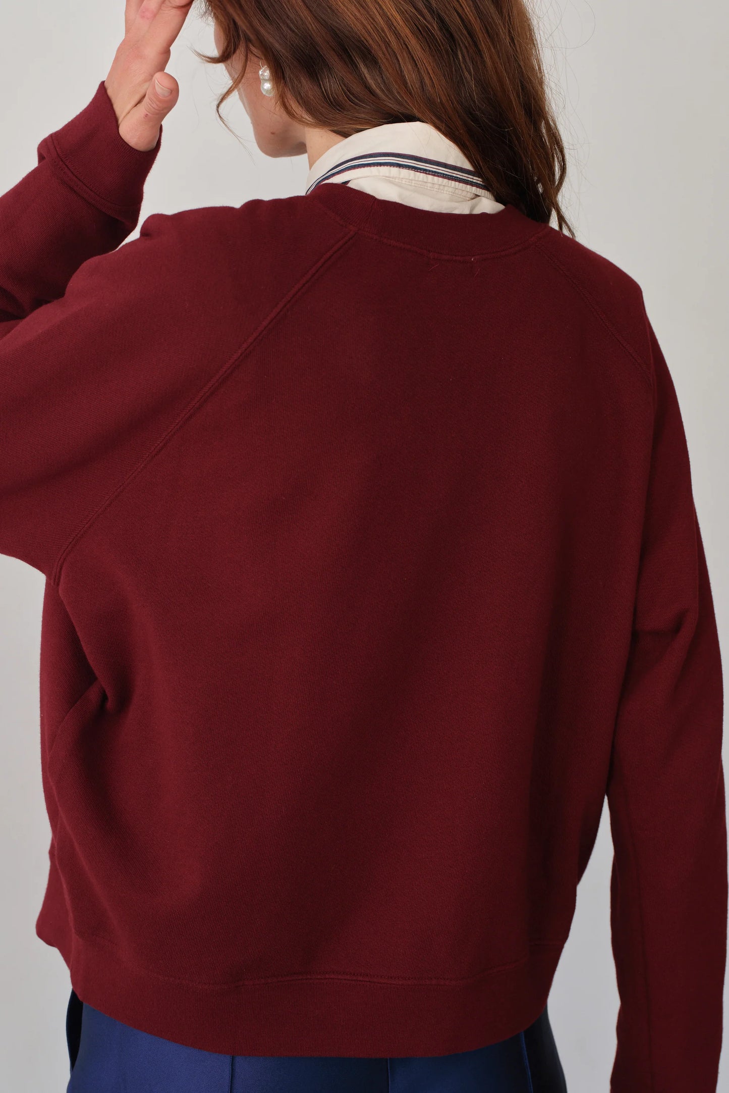 Eco-Terry Crewneck - Oxblood