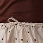 Silk Taffeta Cargo Pant - Creme Walnut Polka Dot