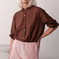 Cotton Gingham Tap Short - Rhubarb