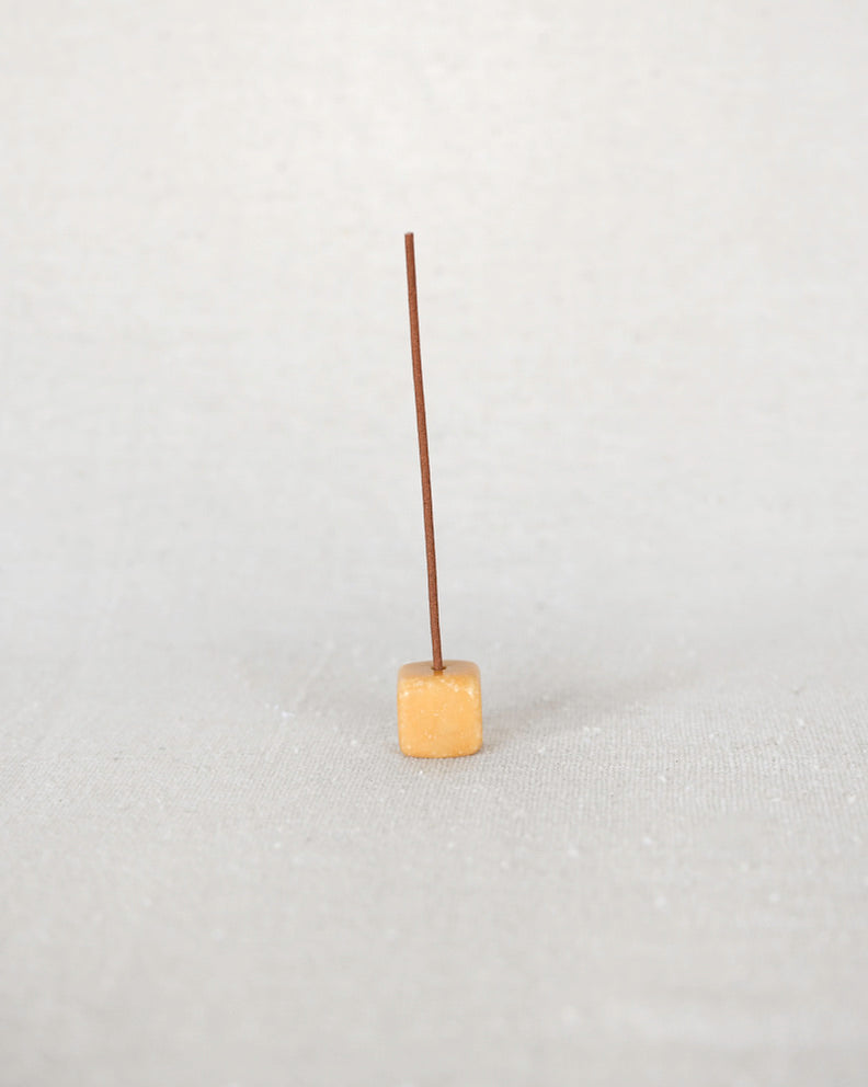 Stone Incense Holder - Amber