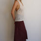 1997 Skirt - Merlot Floral