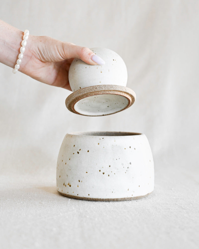 Alabaster Stash Jar - Large