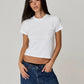 Amelia Vintage Tee - White