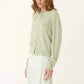 Maeve Merino Spring Cardigan - Sage Marle
