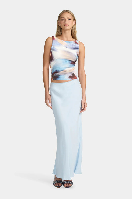 Marli Slip Skirt - Powder Blue
