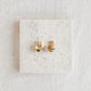 Ebony Drop Swirl Earring