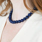 Maris Beaded Necklace - Lapis Lazuli