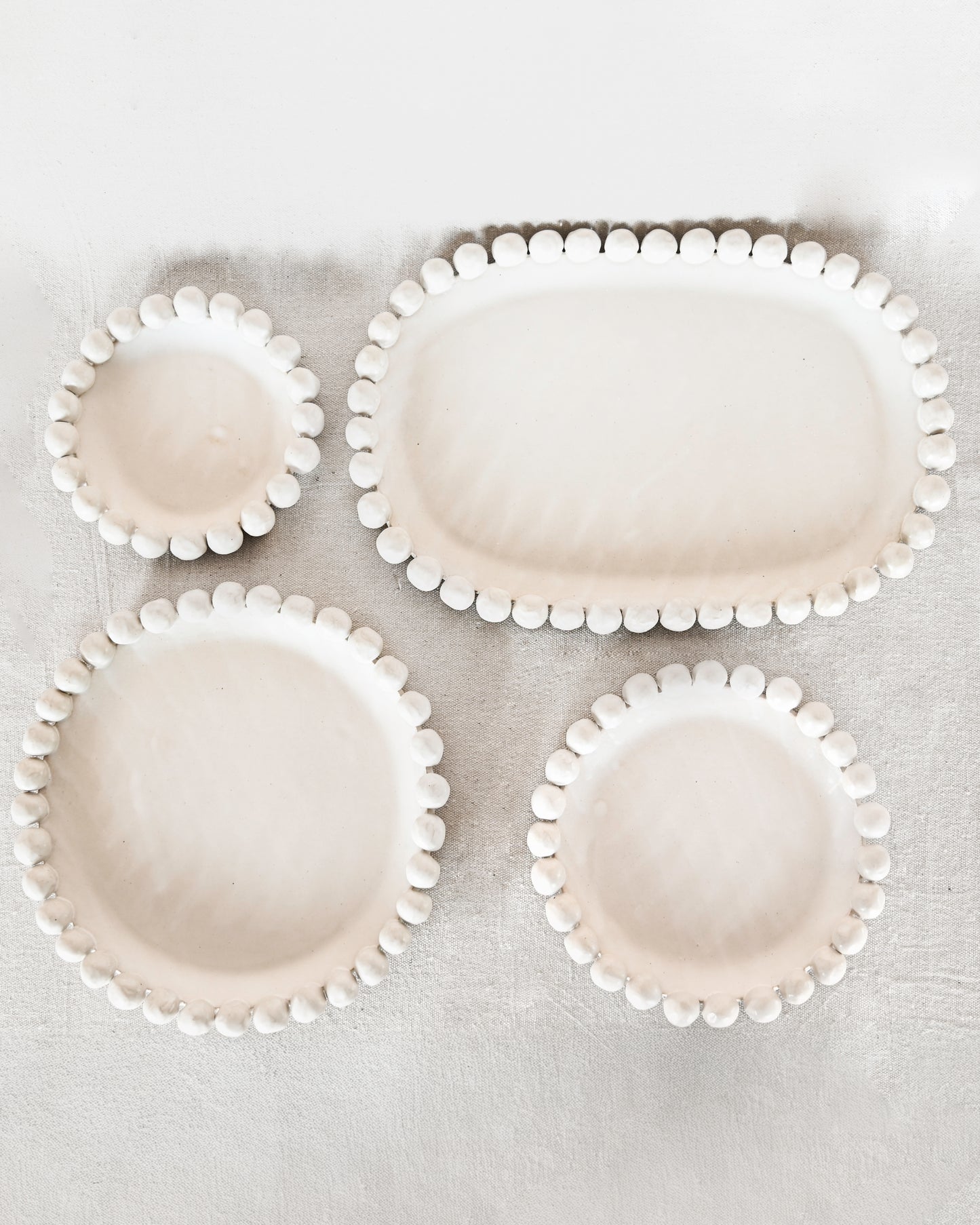 Beaded Plate - Medium