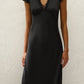 Mina Midi Dress - Black