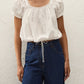 Gabi Top - Fernanda Lace Antique White