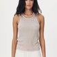 Hubert Knit Tank - Oat Marle