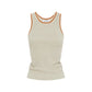 Hubert Knit Tank - Oat Marle