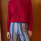 Deo Cardigan - Red