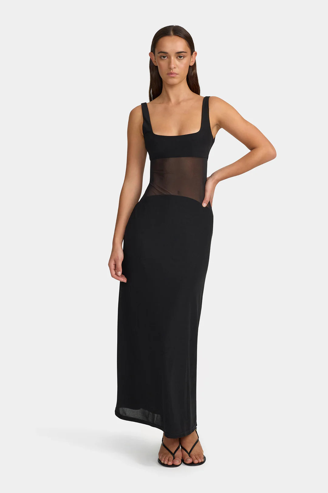 Justine Maxi Dress - Black