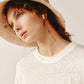 Kuia Raffia Crochet Bucket Hat - Natural