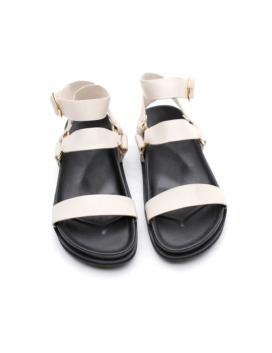 Platform Sandal - Bone