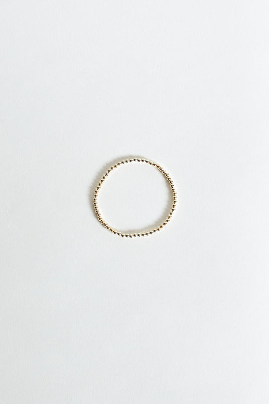 Nala Gold-Filled Beaded Bracelet - Medium
