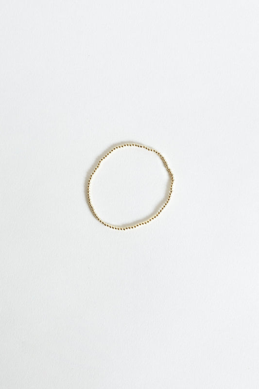 Nala Gold-Filled Beaded Bracelet - Small