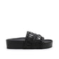 Lou Platform Slide - Black