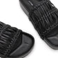 Lou Platform Slide - Black