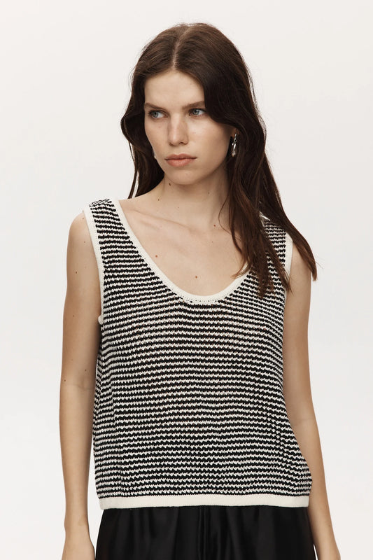 Nova Top - Black/Ivory