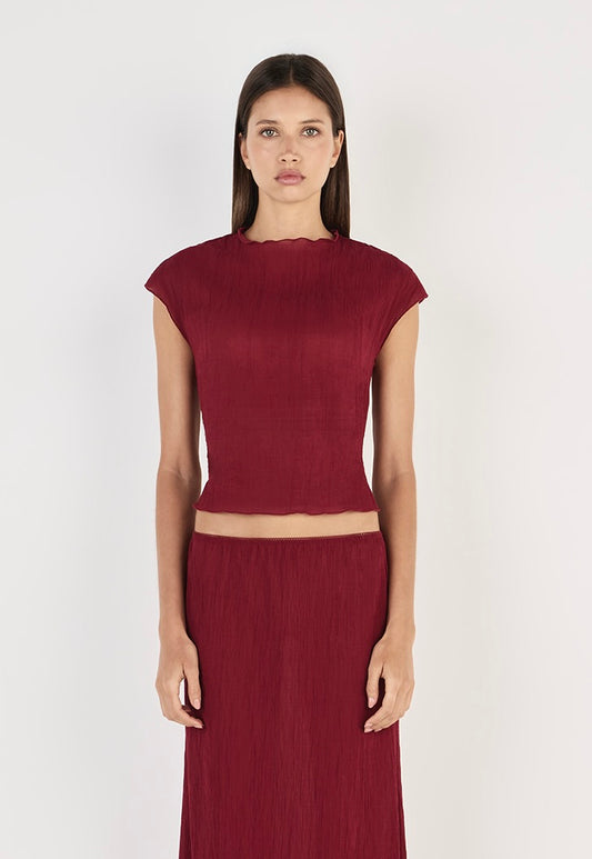 Rita Top - Crimson