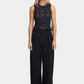 Patti Crochet Top - Navy