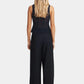Patti Crochet Top - Navy
