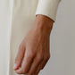 Baby Rib Scallop Long Sleeve - Creme