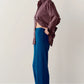 Pointelle Simple Crop Pant - Lake