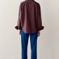 Pointelle Simple Crop Pant - Lake
