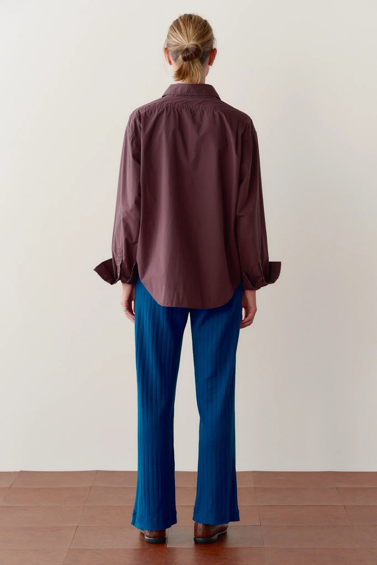Pointelle Simple Crop Pant - Lake