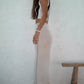 Stone Contrast Knit Skirt
