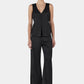 Rey Satin Vest - Black