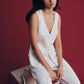 Rey Satin Vest - Ivory