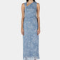 Rushton Midi Dress - Indigo Paisley