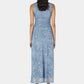 Rushton Midi Dress - Indigo Paisley