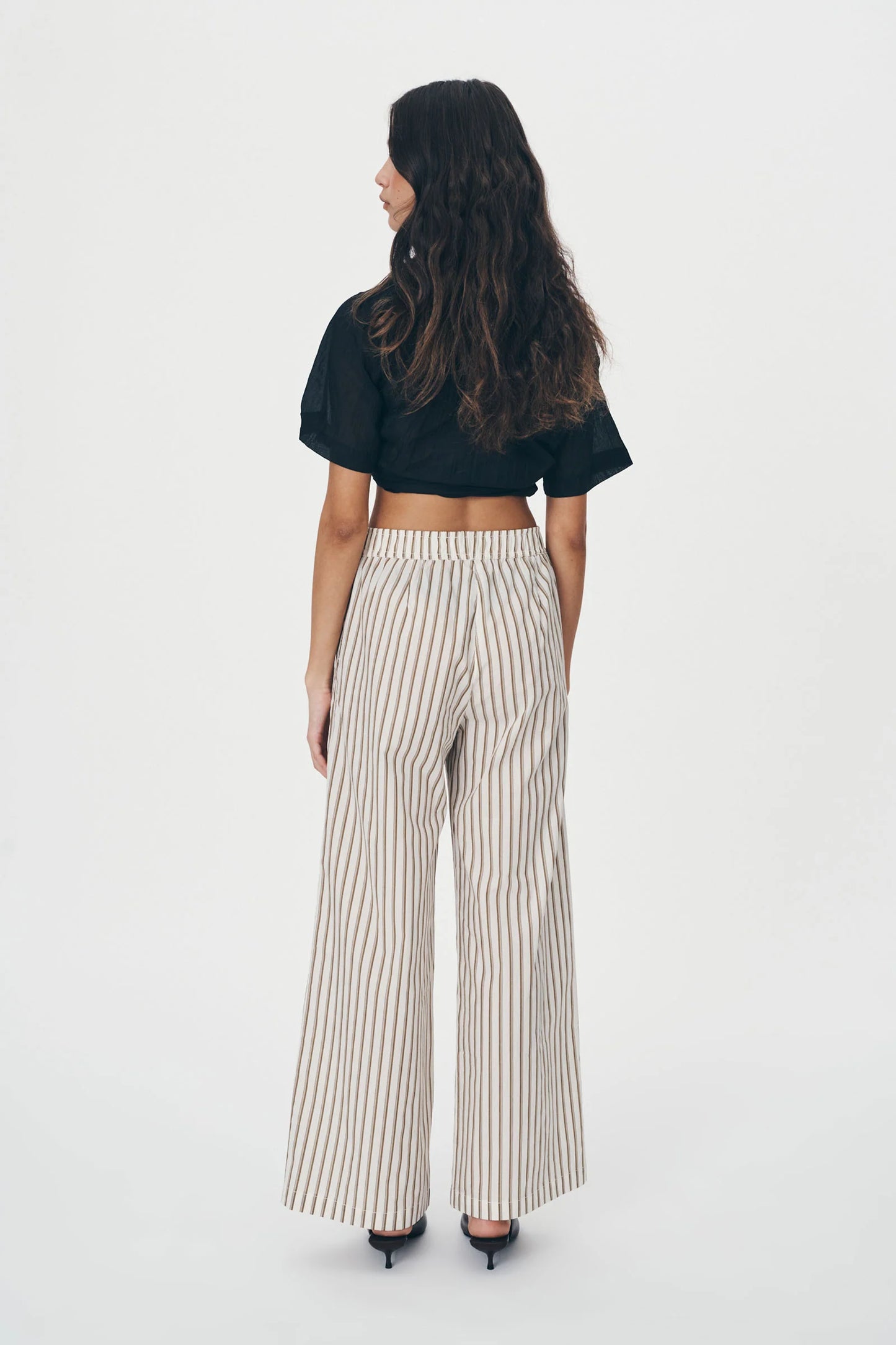 Rocco Stripe Pants - Sienna