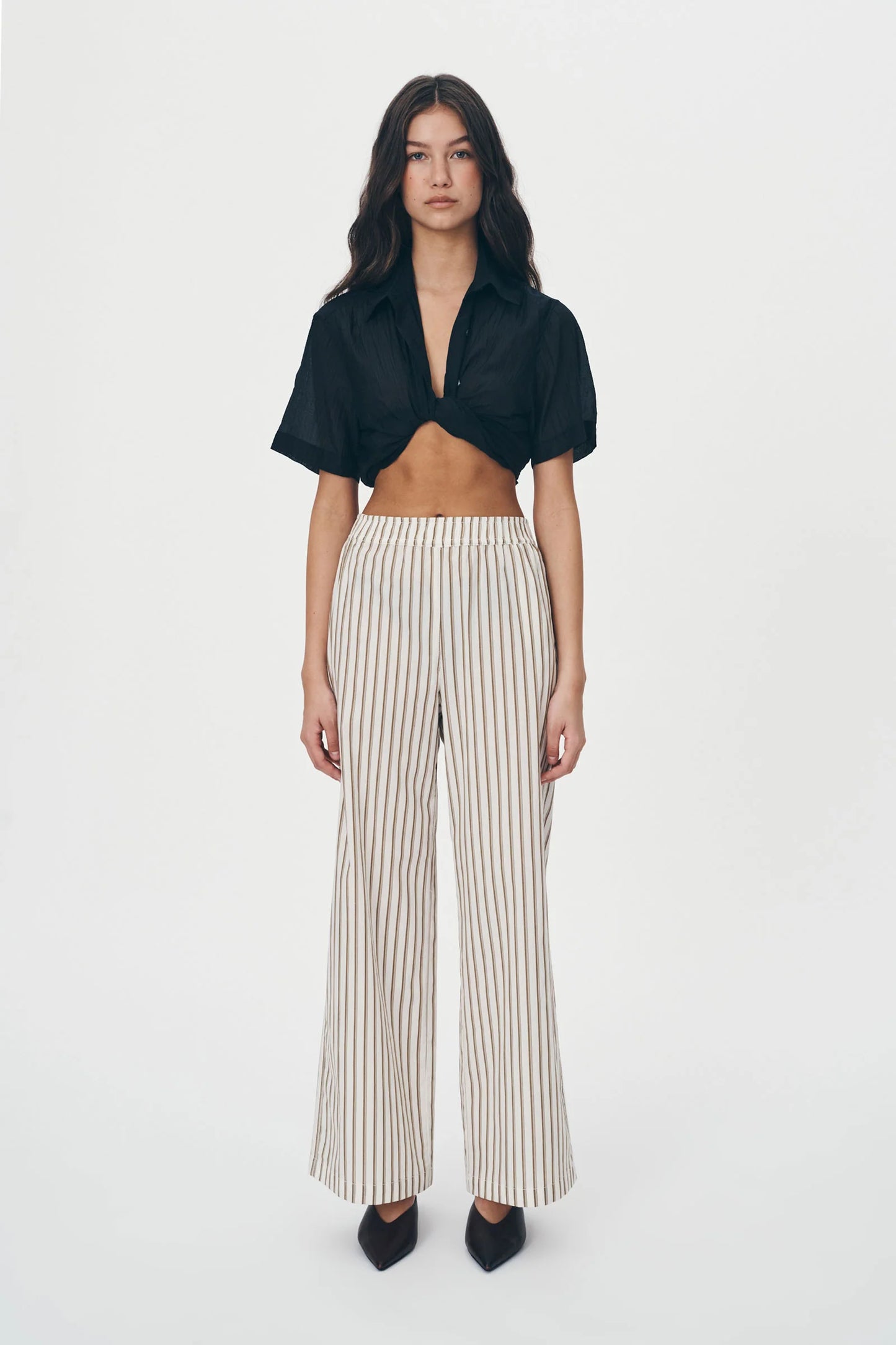 Rocco Stripe Pants - Sienna