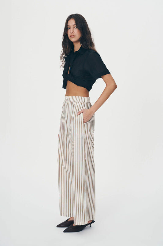 Rocco Stripe Pants - Sienna