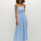 Hedy Maxi Dress - Mineral Blue