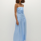 Hedy Maxi Dress - Mineral Blue