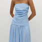 Hedy Maxi Dress - Mineral Blue