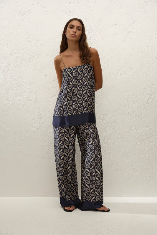 Jensen Pant - Juanita Swirl Indigo