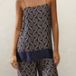 Aina Top - Juanita Swirl Indigo