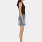 Sago Draped Top - Chocolate