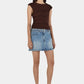 Sago Draped Top - Chocolate