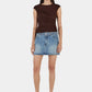 Sago Draped Top - Chocolate