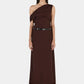 Amara Midi Dress - Chocolate